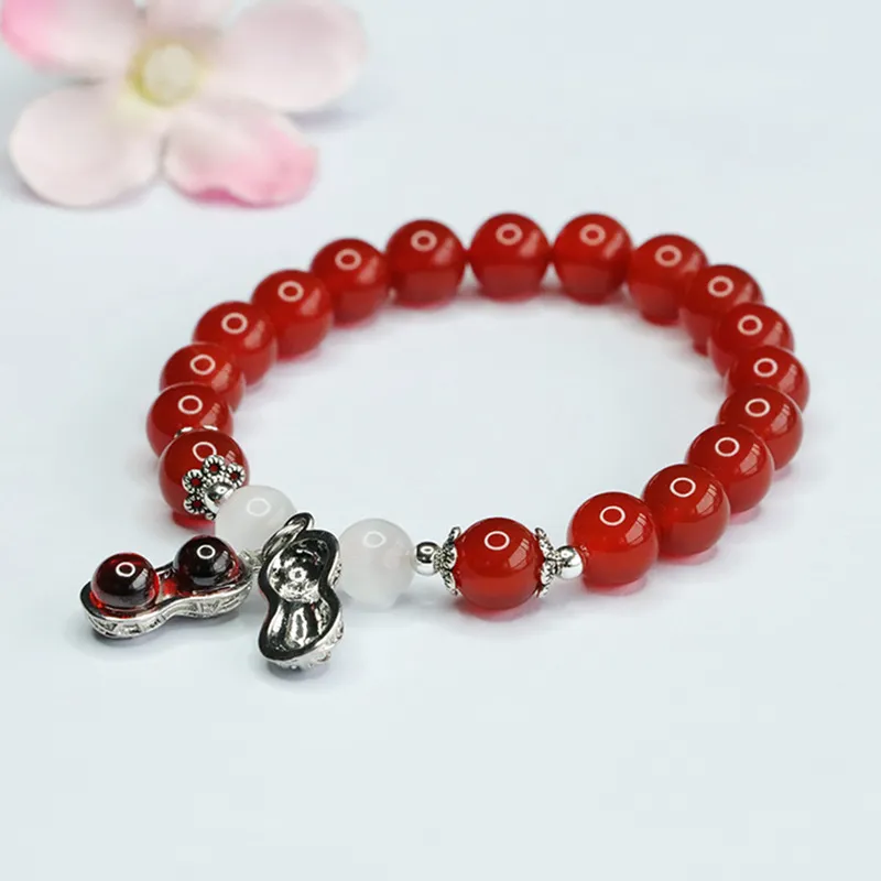 The Years Are Quiet Agate Bracelets Unisex-2