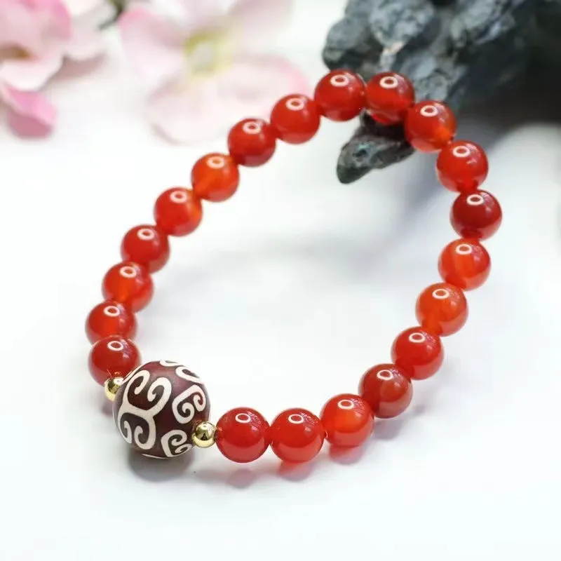 The Years Are Quiet Agate Bracelets Unisex-2