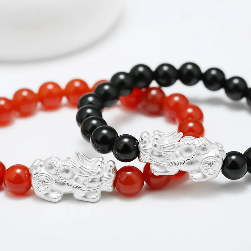The Years Are Quiet Agate Bracelets Unisex-5