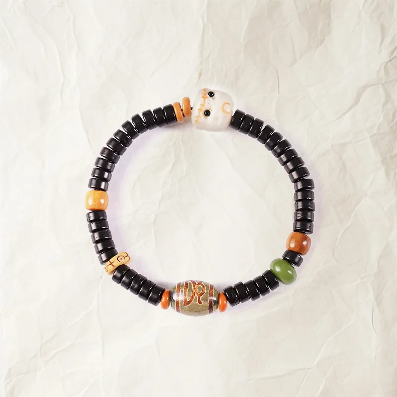 The Years Are Quiet Coconut Shell Beads Bracelets Unisex-4