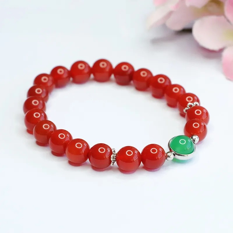 The Years Are Quiet Agate Bracelets Unisex-4