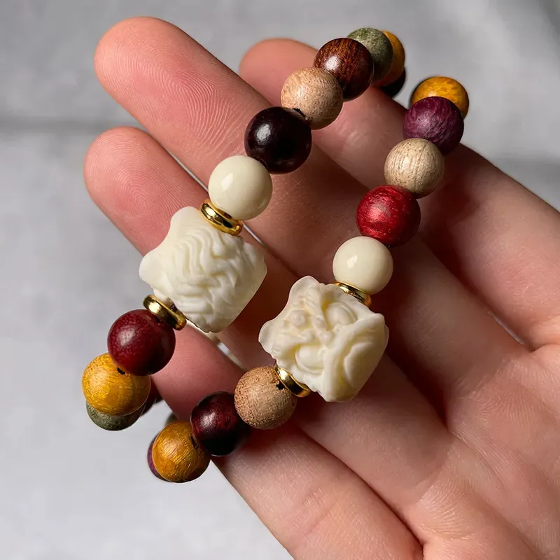 The Years Are Quiet Sandalwood Bracelets Unisex-3