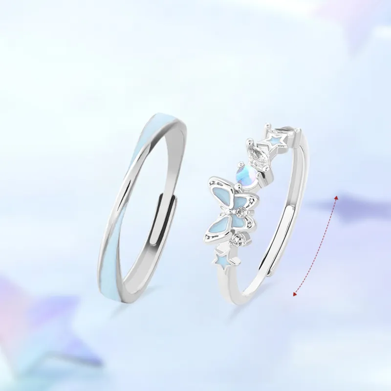 The Years Are Quiet Alloy Rings Women's-25