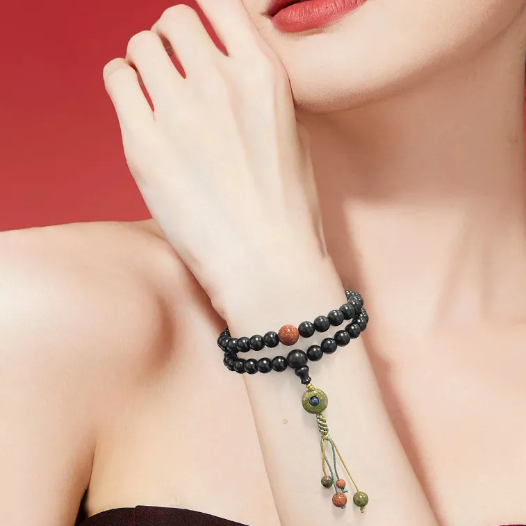 The Years Are Quiet Ebony Bracelets Unisex-4