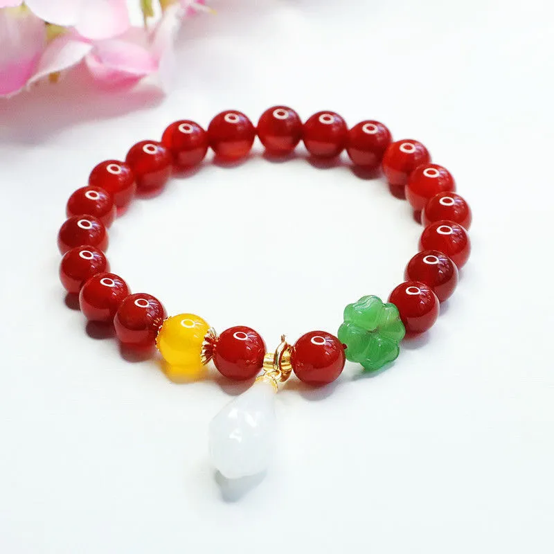 The Years Are Quiet Agate Bracelets Unisex-4