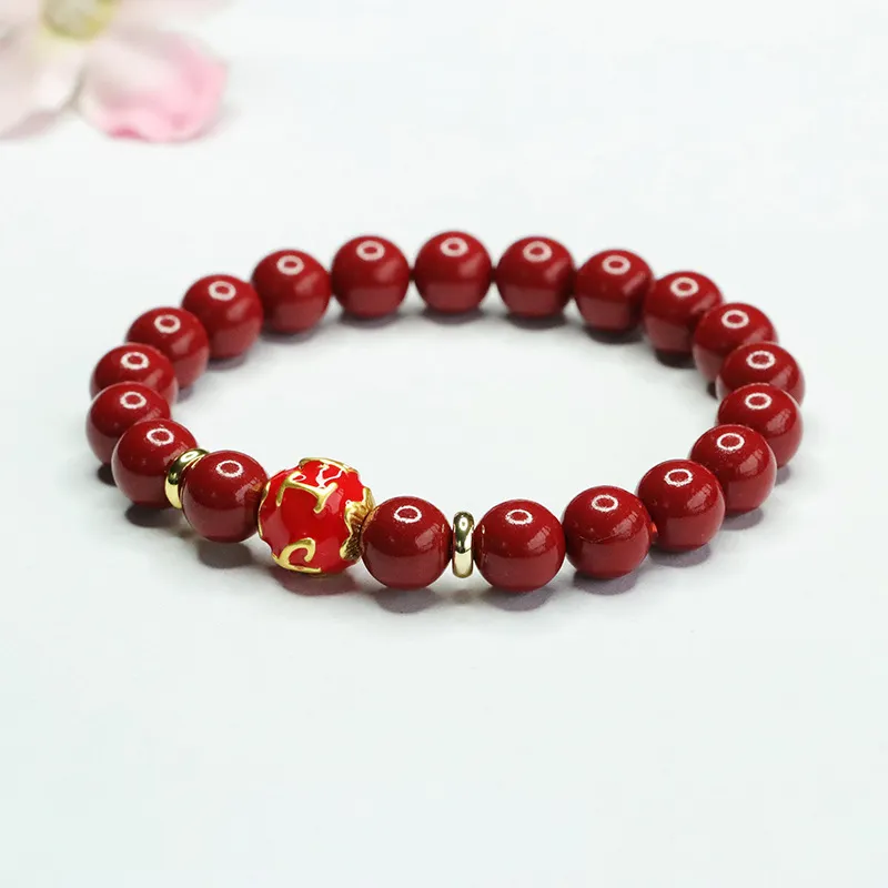 The Years Are Quiet Reconstructed Cinnabar Bracelets Unisex-2