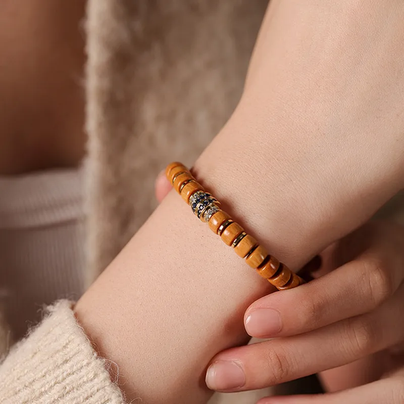 The Years Are Quiet Tribute Wood Bracelets Unisex-5