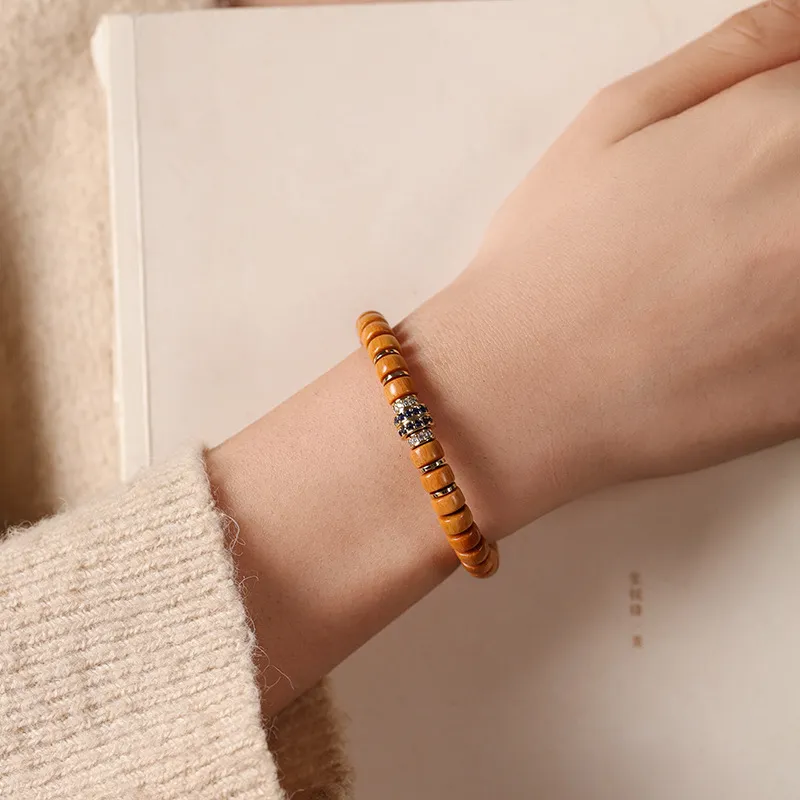 The Years Are Quiet Tribute Wood Bracelets Unisex-2