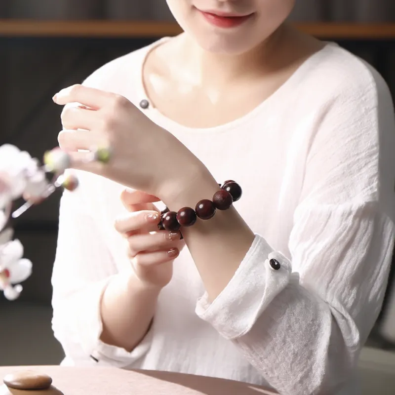 The Years Are Quiet Bloodwood Bracelets Unisex-6
