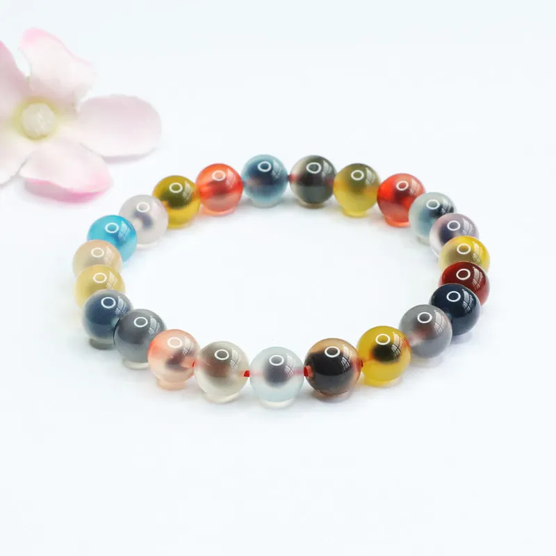 The Years Are Quiet Agate Bracelets Unisex-2