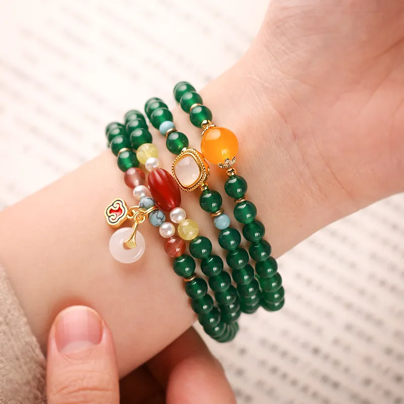 The Years Are Quiet Agate Bracelets Unisex-3