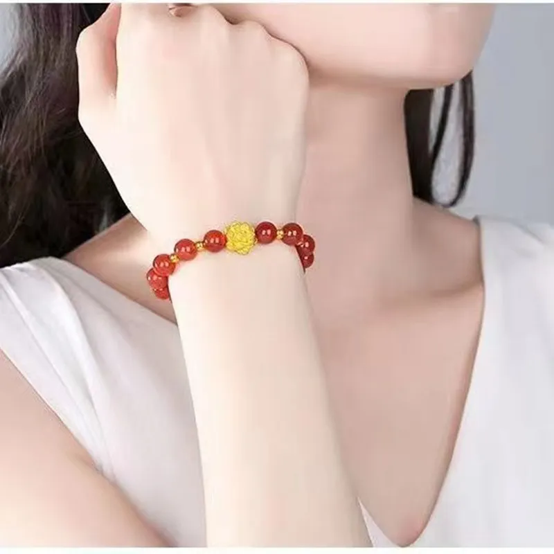 The Years Are Quiet Agate Bracelets Unisex-4