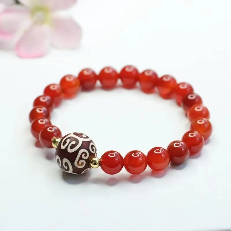 The Years Are Quiet Agate Bracelets Unisex-5