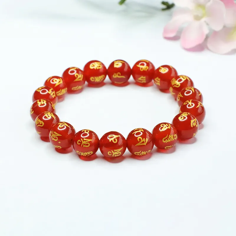The Years Are Quiet Agate Bracelets Unisex-5