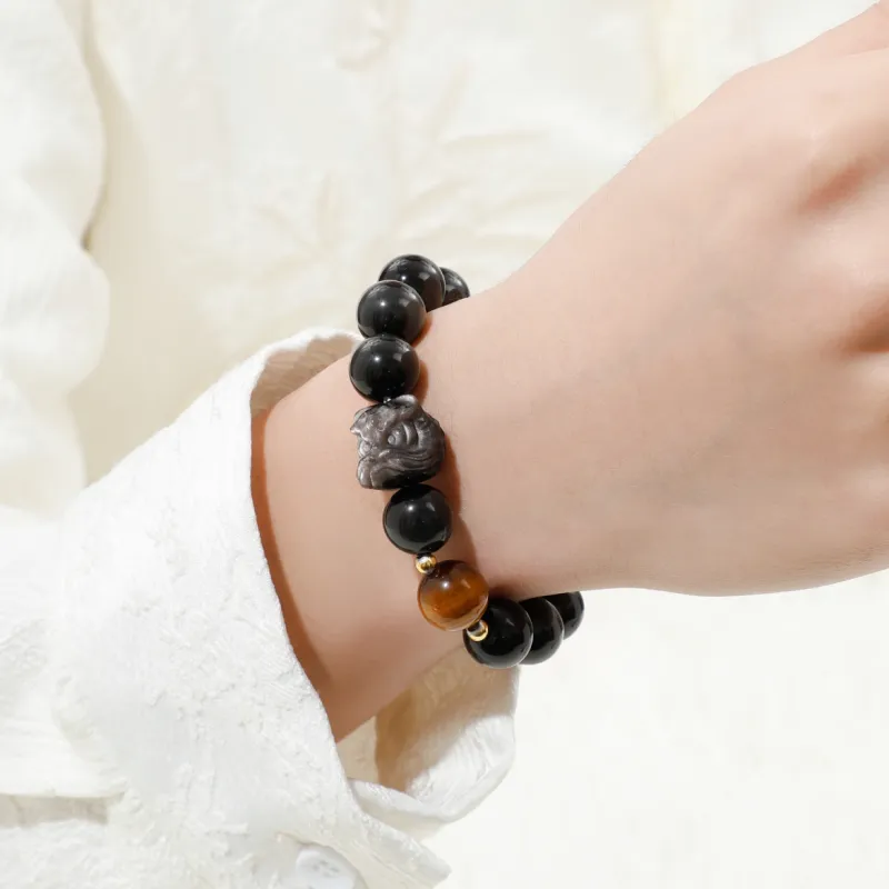 The Years Are Quiet Ebony Bracelets Unisex-7