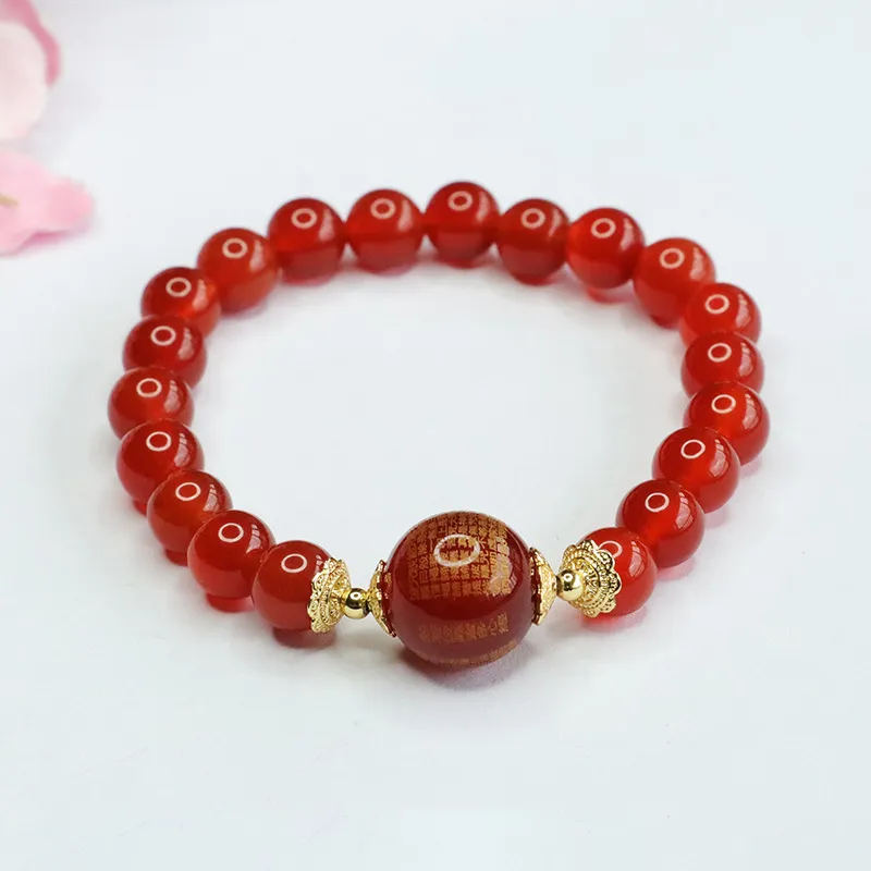 The Years Are Quiet Agate Bracelets Unisex-2