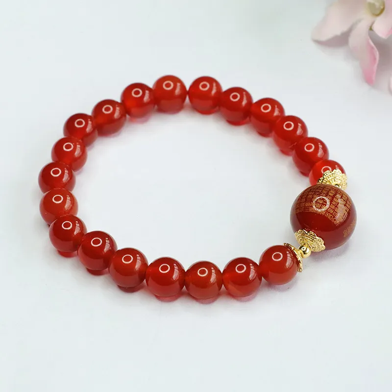 The Years Are Quiet Agate Bracelets Unisex-3