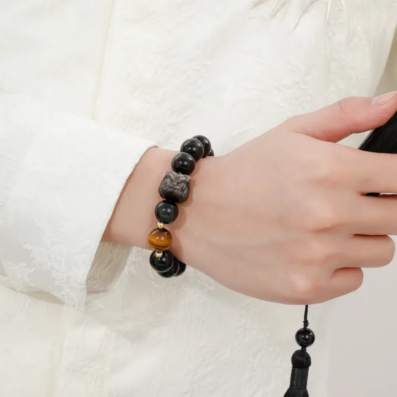 The Years Are Quiet Ebony Bracelets Unisex-6