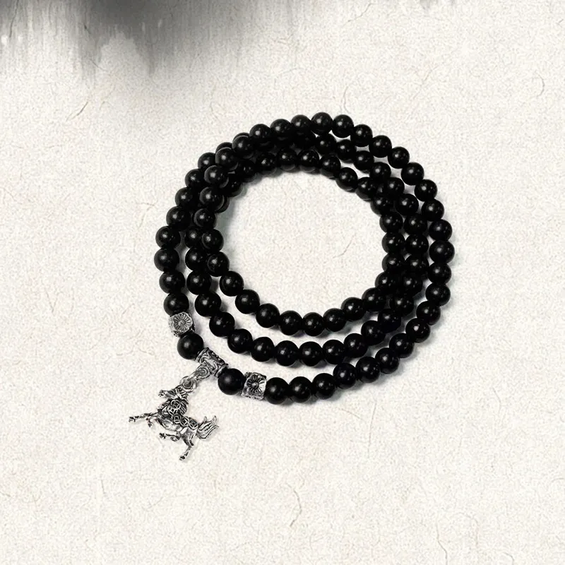 The Years Are Quiet Ebony Bracelets Unisex-15
