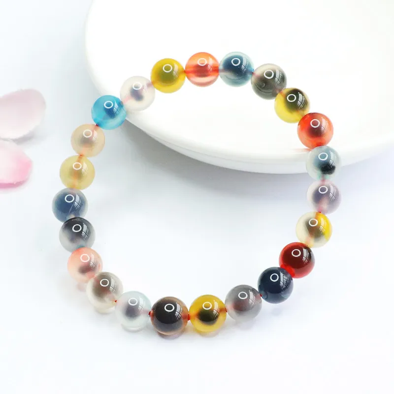 The Years Are Quiet Agate Bracelets Unisex-3