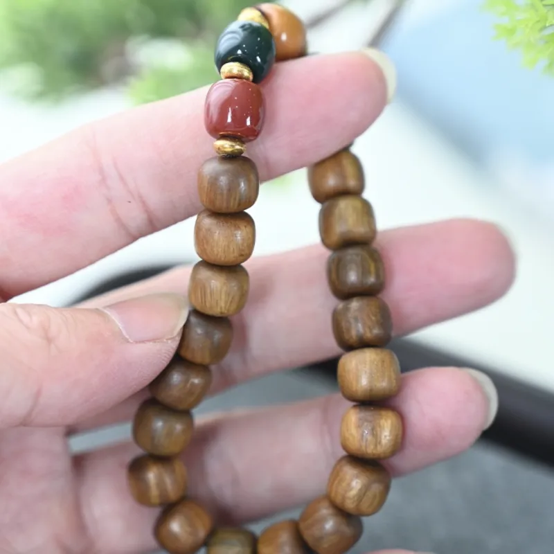 The Years Are Quiet Green Sandalwood Bracelets Unisex-3