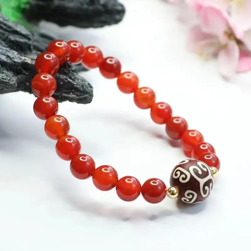 The Years Are Quiet Agate Bracelets Unisex-4