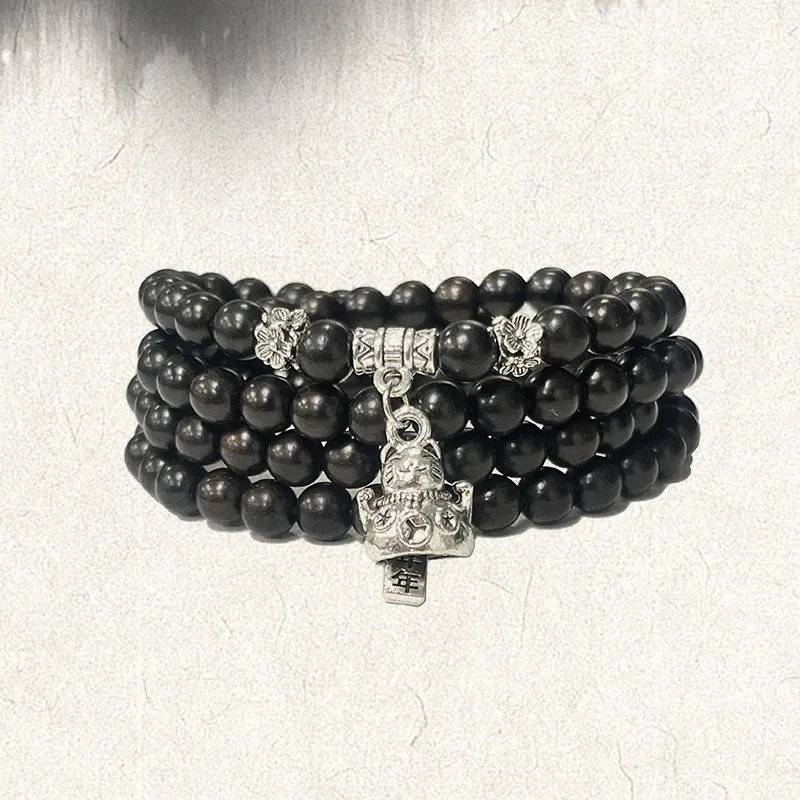 The Years Are Quiet Ebony Bracelets Unisex-2