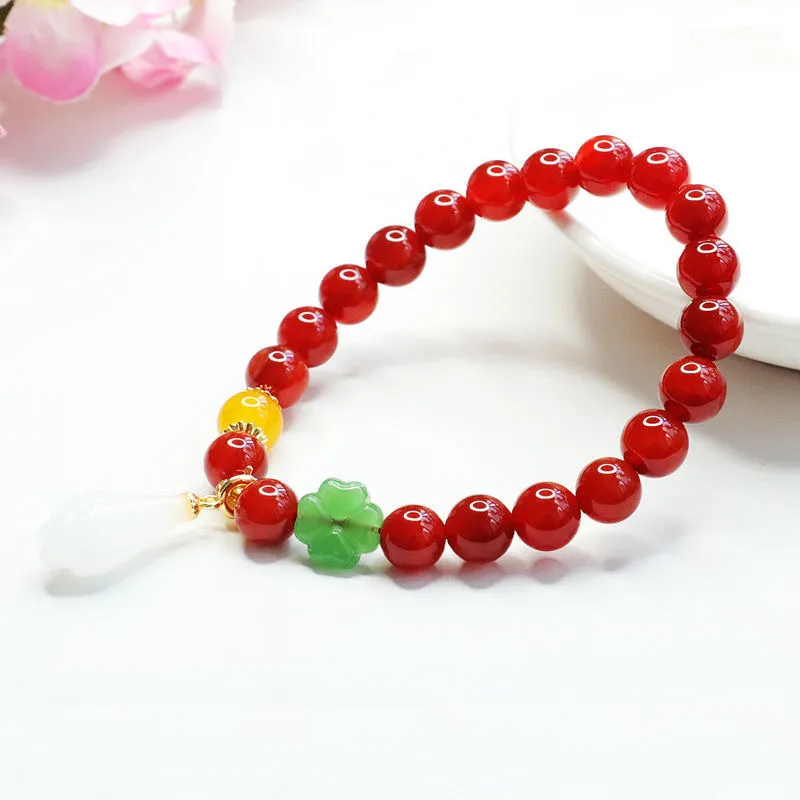 The Years Are Quiet Agate Bracelets Unisex-3