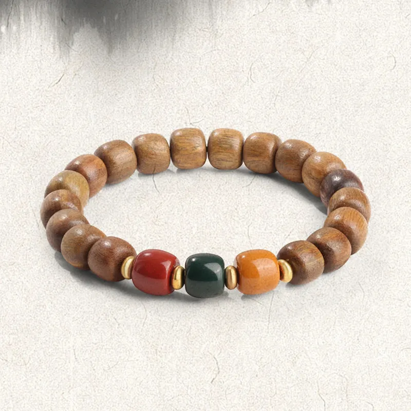 The Years Are Quiet Green Sandalwood Bracelets Unisex-7