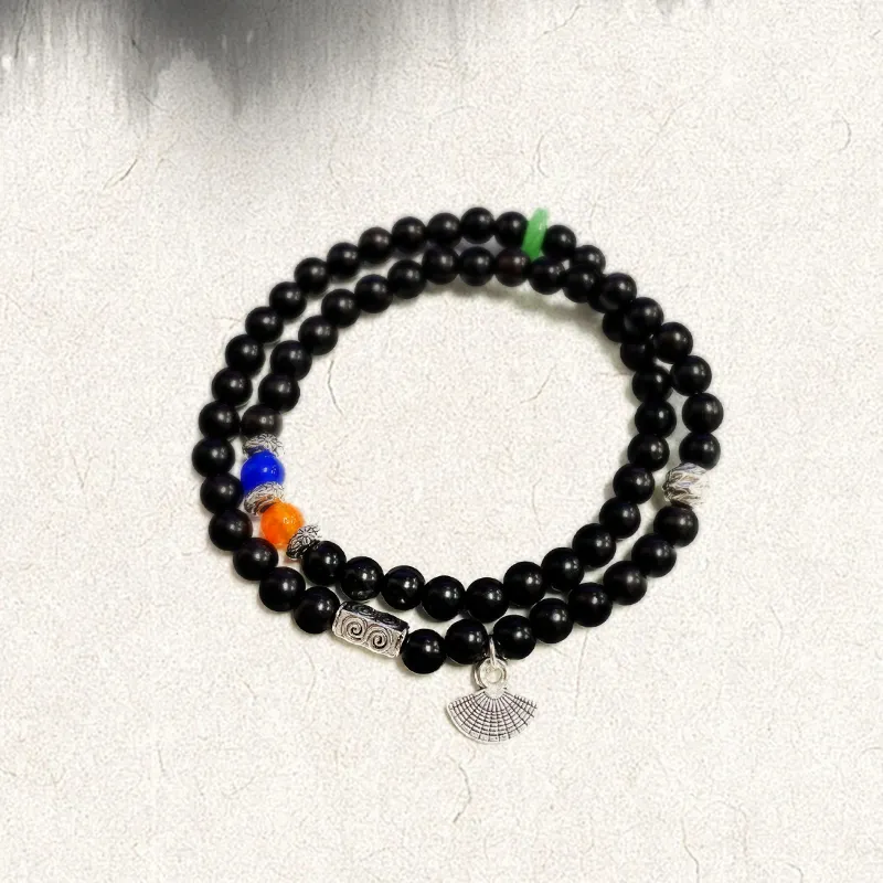 The Years Are Quiet Ebony Bracelets Unisex-1
