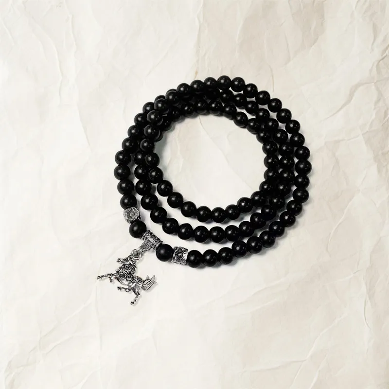 The Years Are Quiet Ebony Bracelets Unisex-14