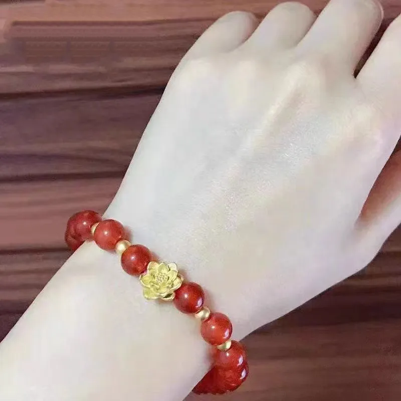 The Years Are Quiet Agate Bracelets Unisex-3