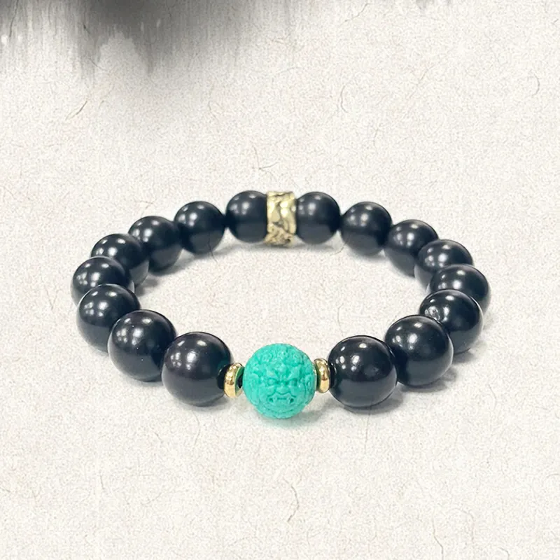 The Years Are Quiet Ebony Bracelets Unisex-2