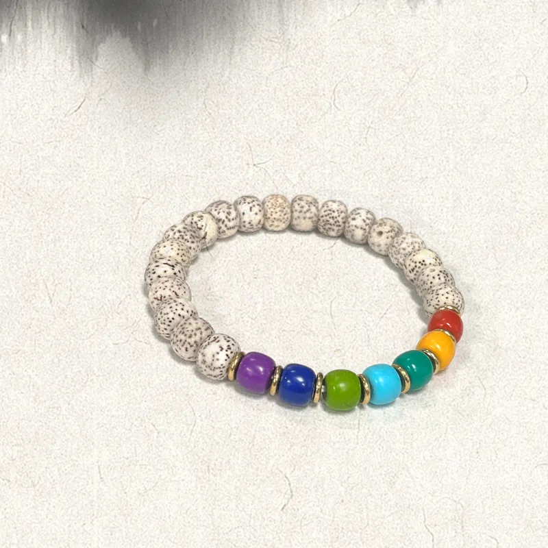 The Years Are Quiet Star Moon Bodhi Seeds Bracelets Unisex-3