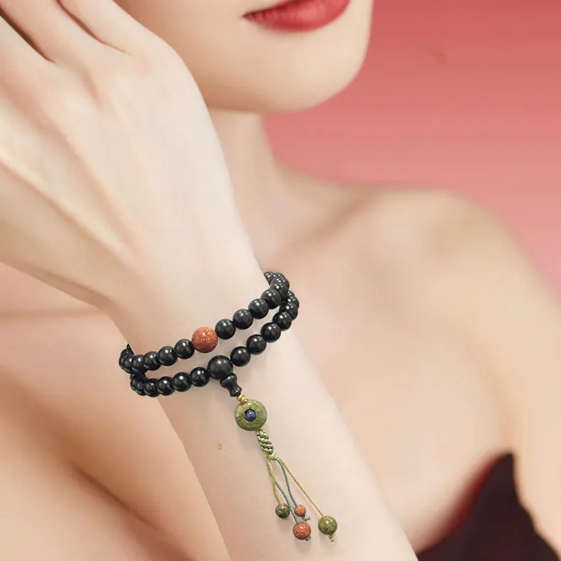 The Years Are Quiet Ebony Bracelets Unisex-5