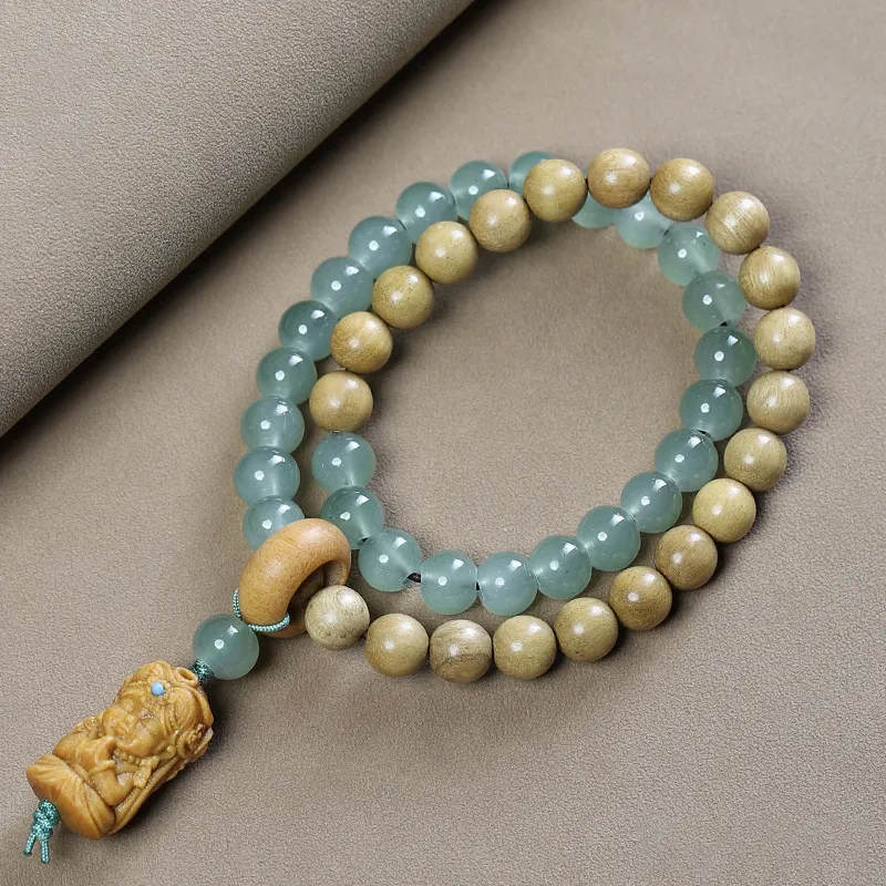 The Years Are Quiet Milky Agarwood Bracelets Unisex-2