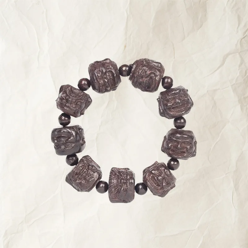 The Years Are Quiet Ebony Bracelets Unisex-2