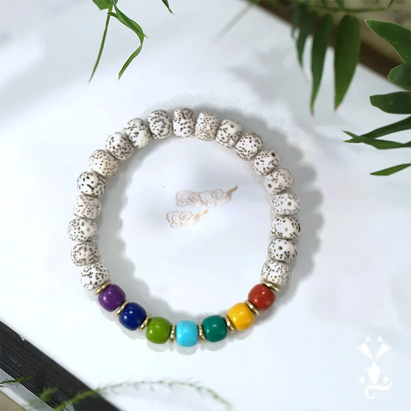 The Years Are Quiet Star Moon Bodhi Seeds Bracelets Unisex-4