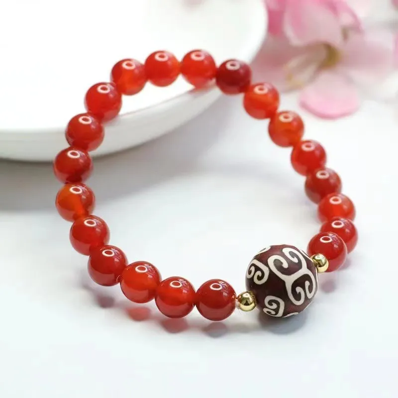 The Years Are Quiet Agate Bracelets Unisex-3
