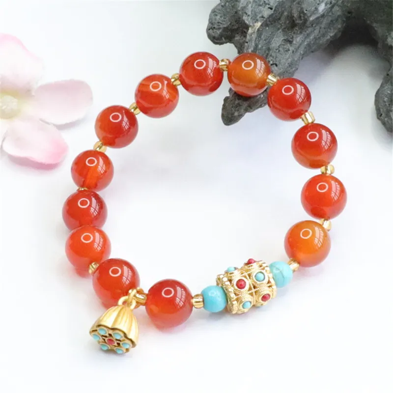 The Years Are Quiet Agate Bracelets Unisex-2