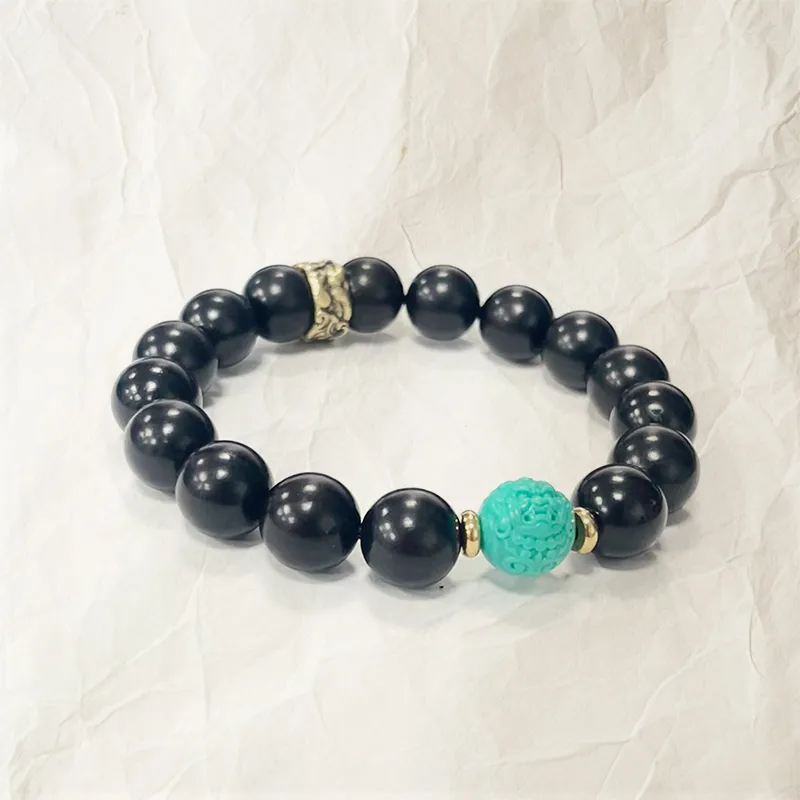 The Years Are Quiet Ebony Bracelets Unisex-1