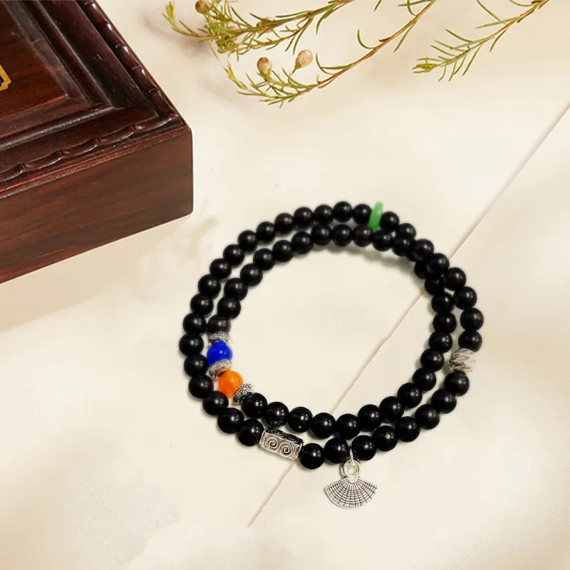 The Years Are Quiet Ebony Bracelets Unisex-2