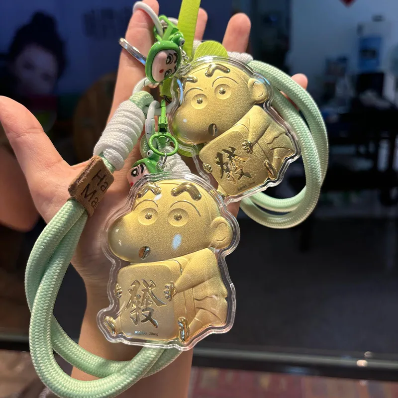 The Years Are Quiet Gold Pendants Unisex-1