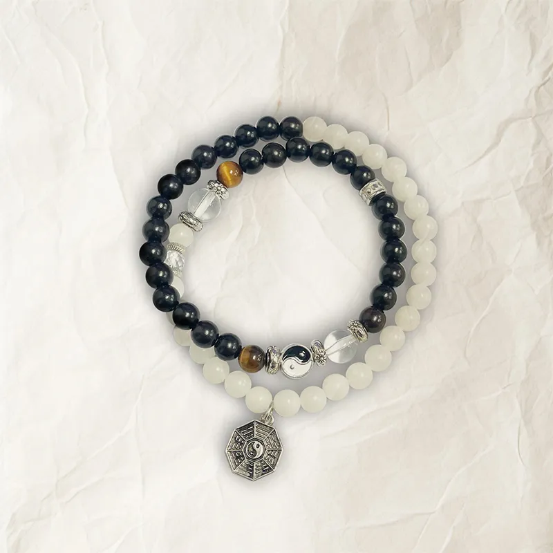 The Years Are Quiet Ebony Bracelets Unisex-2