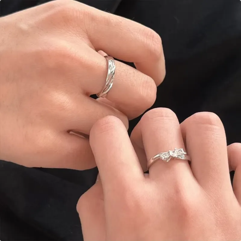 The Years Are Quiet Alloy Rings Unisex-5