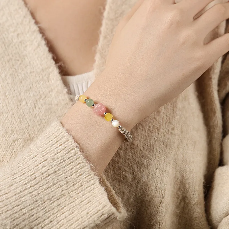 The Years Are Quiet Star Moon Bodhi Seeds Bracelets Unisex-7