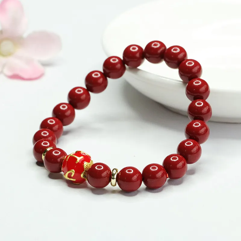 The Years Are Quiet Reconstructed Cinnabar Bracelets Unisex-4