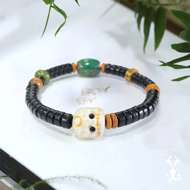 The Years Are Quiet Coconut Shell Beads Bracelets Unisex-5