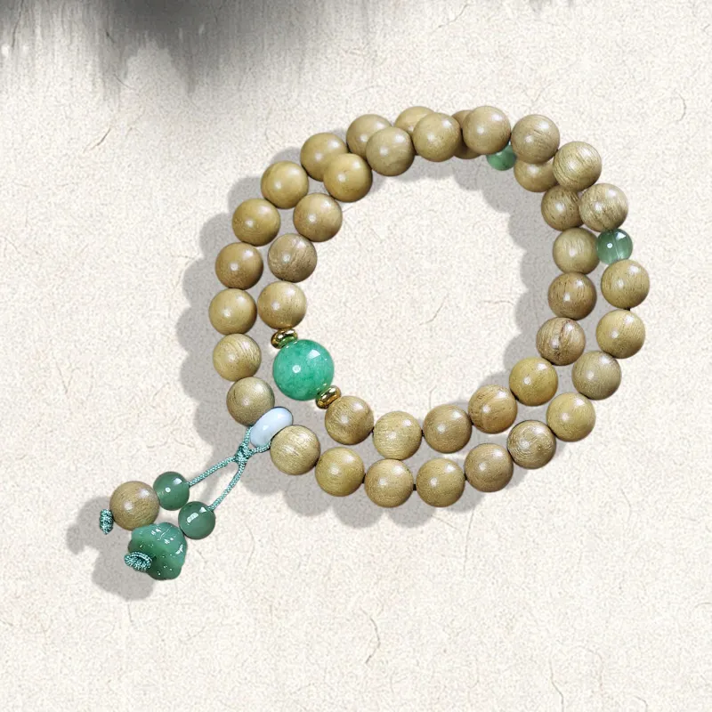The Years Are Quiet Milky Agarwood Bracelets Unisex-2