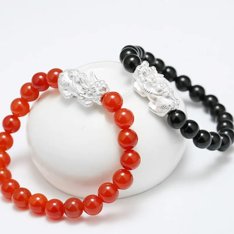 The Years Are Quiet Agate Bracelets Unisex-2
